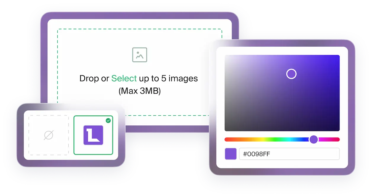 Interface de drag and drop