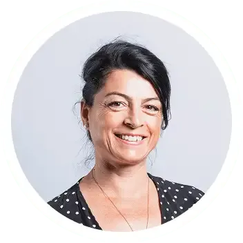 Porträt der CFO Céline Morey