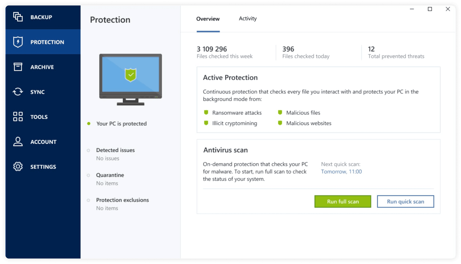 Illustrazione Acronis sistemi operativi