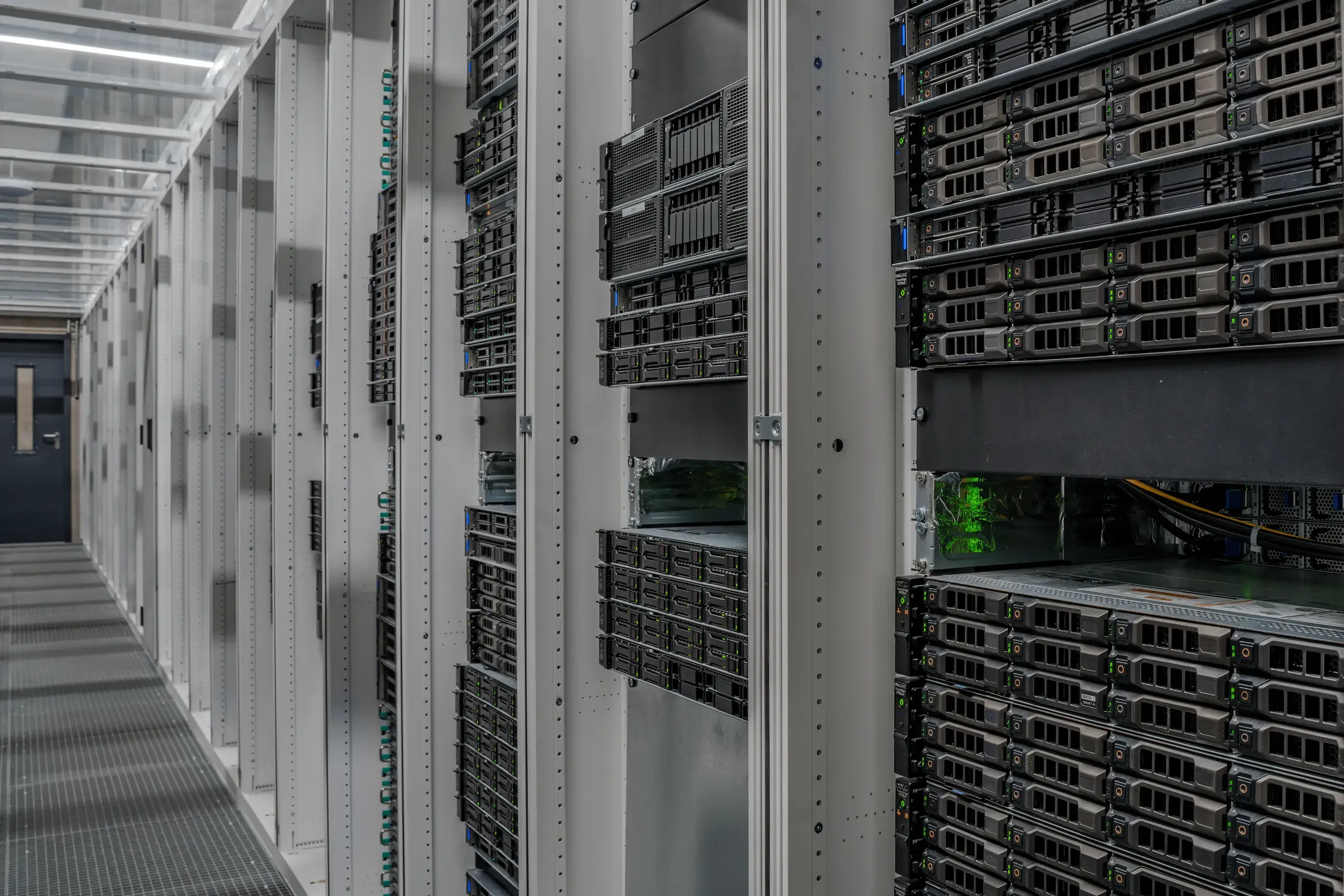 Foto aus dem Inneren eines unserer Data-Center