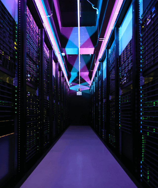 Illustrazione data center